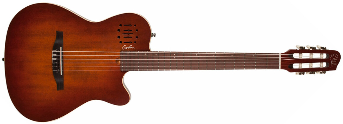 Godin Multiac Nylon Encore +housse - Burnt Umber - Guitarra clásica 4/4 - Main picture