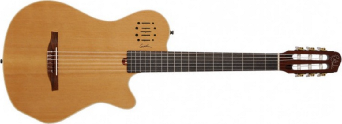 Godin Multiac Nylon Grand Concert Encore Cedre Acajou Rl +housse - Natural - Guitarra clásica 4/4 - Main picture