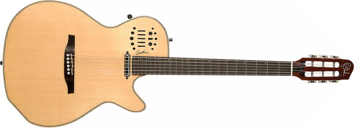 Godin Multiac Steel Spectrum Sa Synth Access Ric +housse - Natural - Guitarra acústica & electro - Main picture