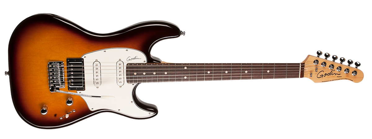 Godin Double Cutaway Session Rw - Vintage Burst Hg - Guitarra eléctrica con forma de str. - Variation 2