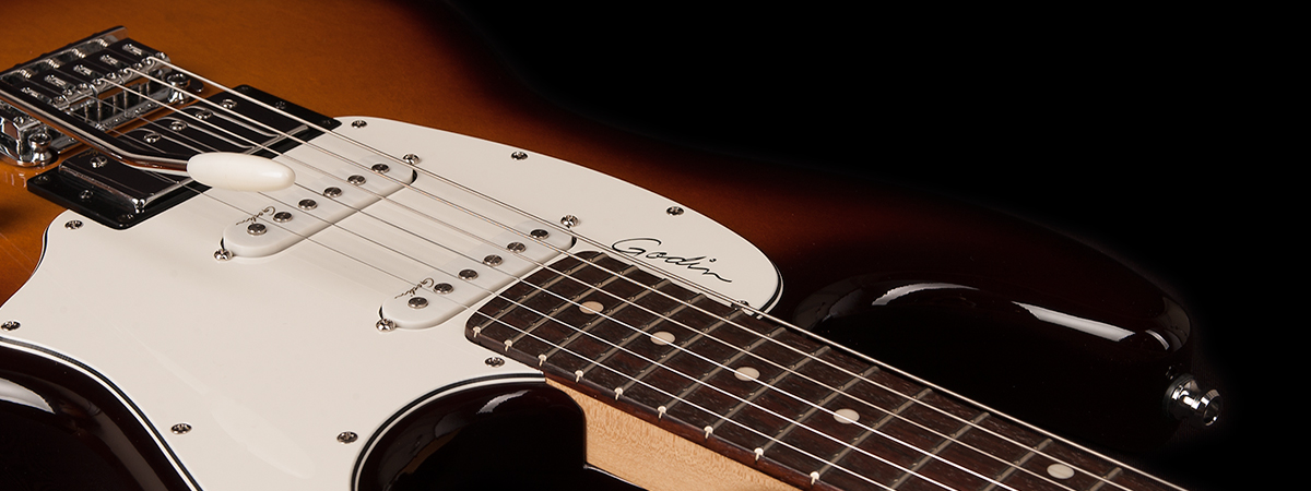 Godin Double Cutaway Session Rw - Vintage Burst Hg - Guitarra eléctrica con forma de str. - Variation 3