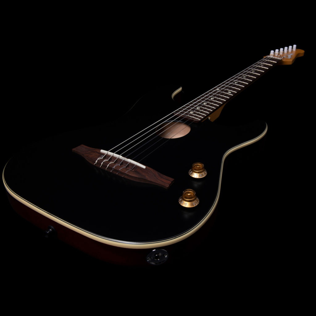 Godin G-tour Nylon Electro Cedre Rw - Matte Black - Guitarra electro acustica - Variation 4