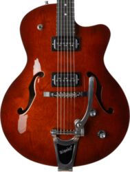 Guitarra elécrica jazz cuerpo acústico Godin 5th Avenue Uptown T-Armond Bigsby - Havana burst