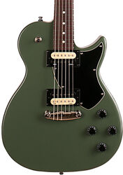 Guitarra eléctrica de corte único. Godin Summit Classic SG - Matte green