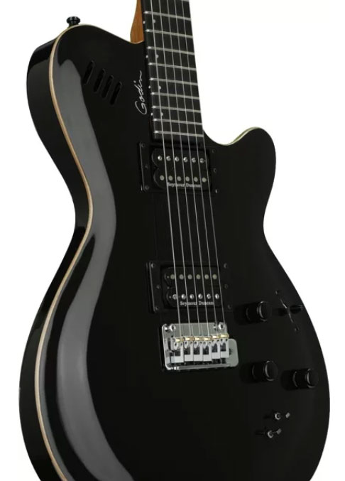 Godin Lgxt Sa Hh Seymour Duncan Piezo Midi Trem Ric - Black Pearl - Guitarra eléctrica de modelización - Variation 1