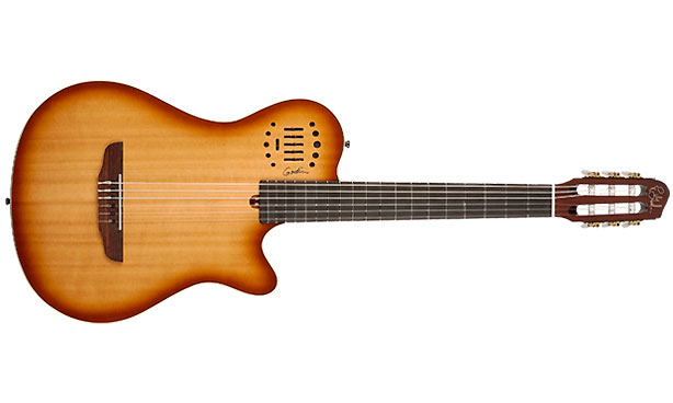 Godin Multiac Grand Concert Duet Ambiance Ric +housse - Light Burst - Guitarra clásica 4/4 - Variation 1