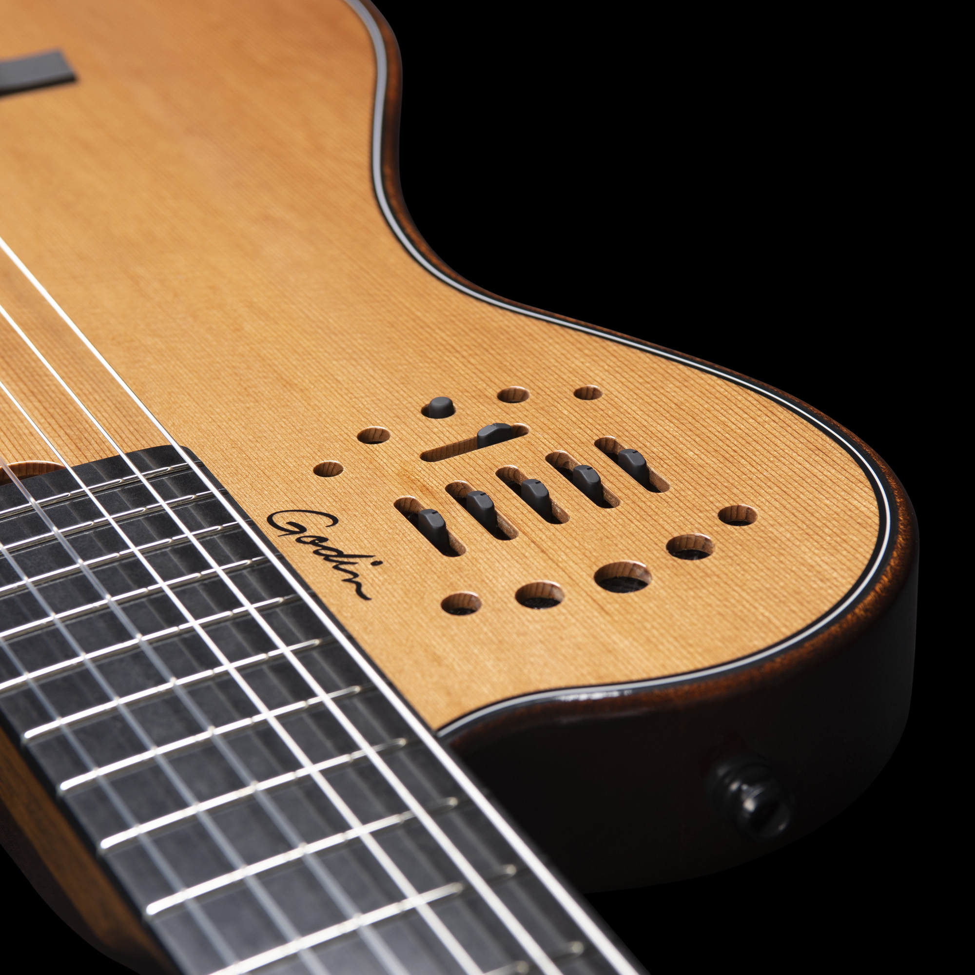 Godin Multiac Mundial Grand Concert Deluxe Mahogany - Natural - Guitarra clásica 4/4 - Variation 2