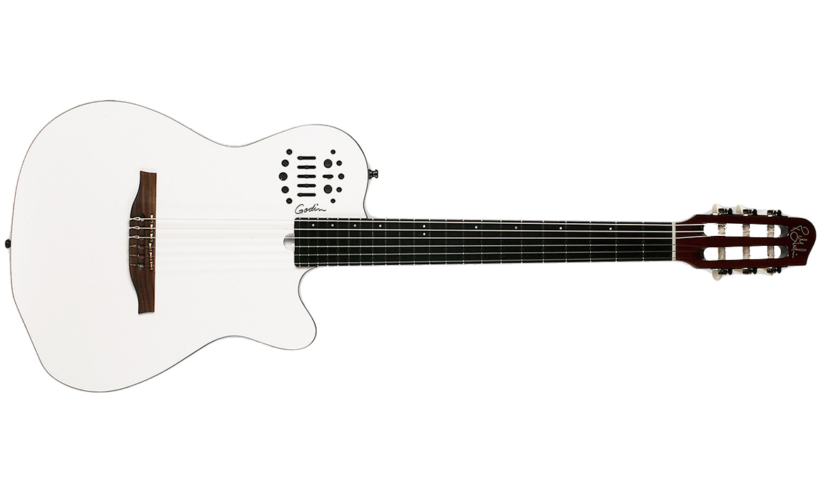 Godin Multiac Nylon Acs Sa Synth Access +housse - White - Guitarra clásica 4/4 - Variation 1