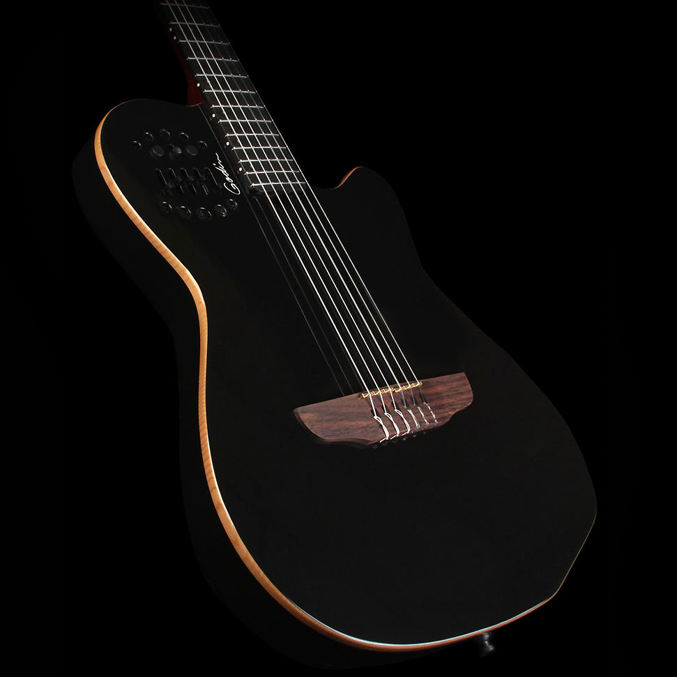 Godin Multiac Nylon Acs Sa Slim Synth Access +housse - Black - Guitarra clásica 4/4 - Variation 2