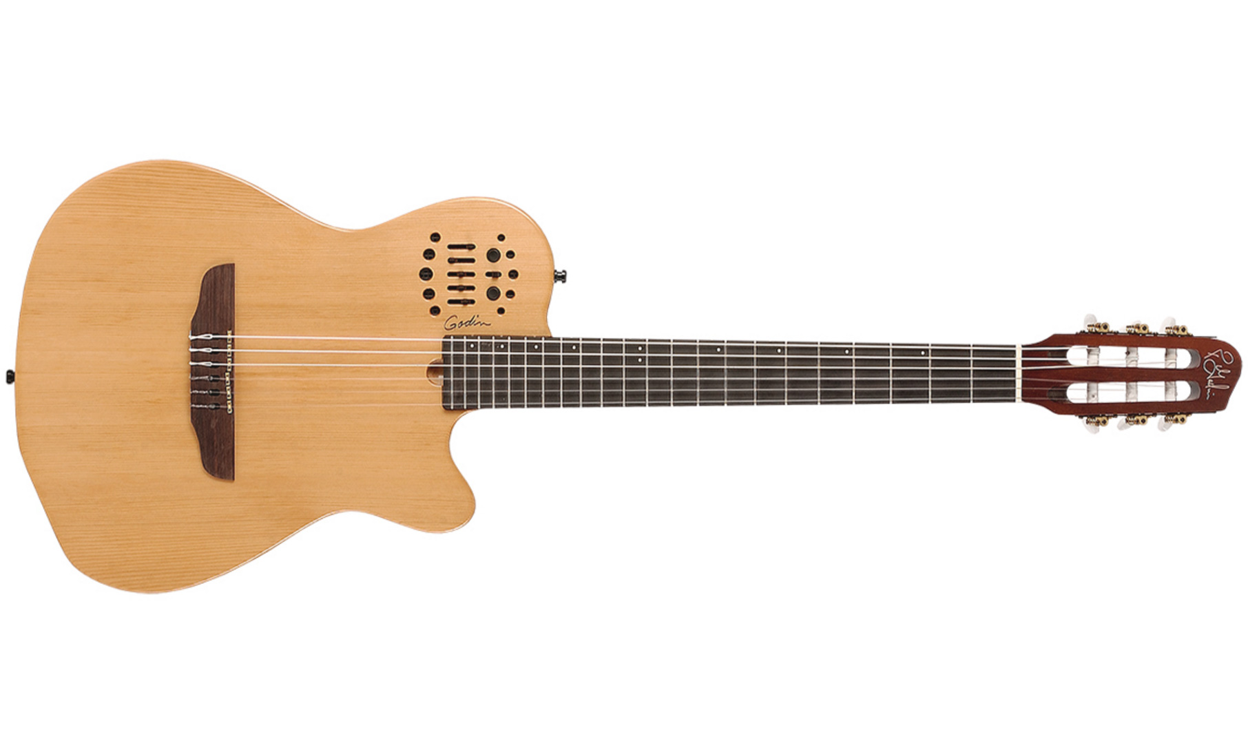 Godin Multiac Nylon Acs Sa Slim Synth Access +housse - Natural - Guitarra clásica 4/4 - Variation 4