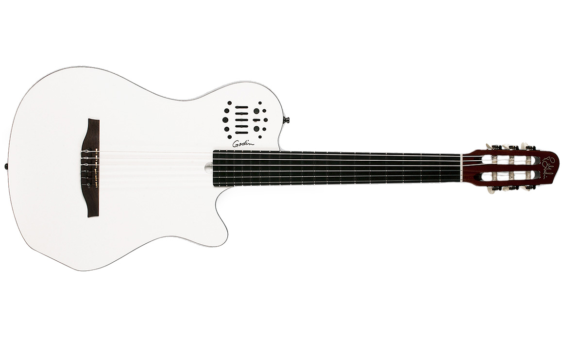 Godin Multiac Nylon Grand Concert Sa Ric +housse - White - Guitarra clásica 4/4 - Variation 1