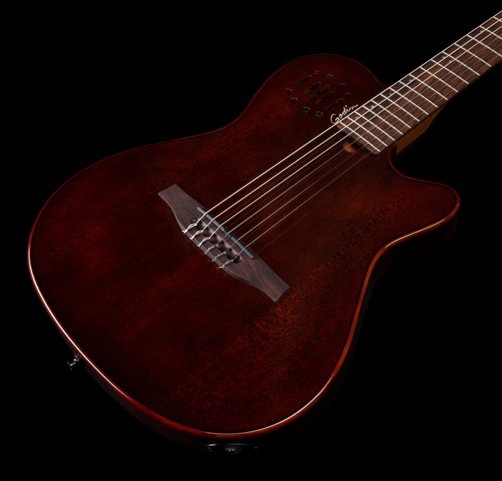 Godin Multiac Nylon Mundial Cw Cedre Acajou Rw - Kanyon Burst - Guitarra clásica 4/4 - Variation 2