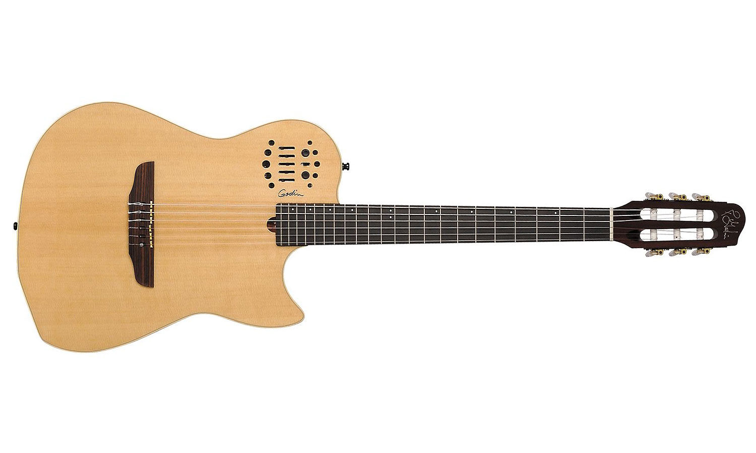 Godin Multiac Nylon Sa Synth Access +housse - Natural - Guitarra clásica 4/4 - Variation 1