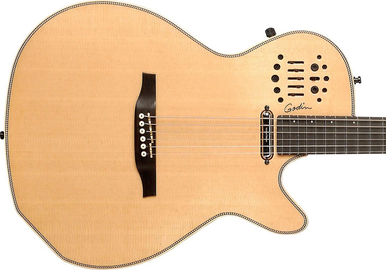 Godin Multiac Steel Spectrum Sa Synth Access Ric +housse - Natural - Guitarra acústica & electro - Variation 1