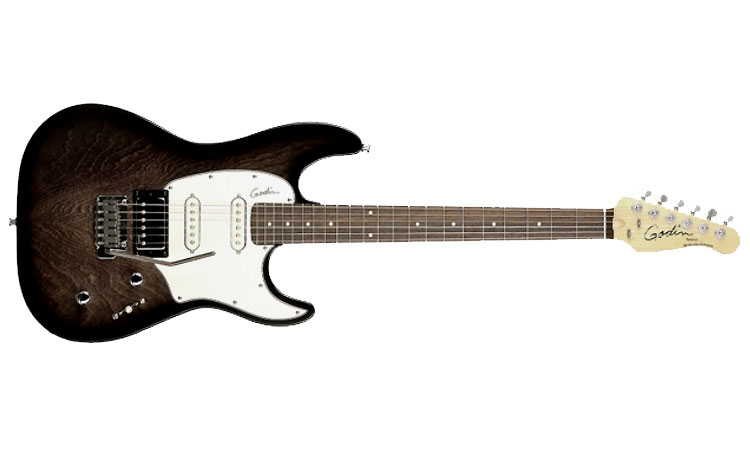 Godin Double Cutaway Session Rw - Blackburst Sg - Guitarra eléctrica con forma de str. - Variation 1