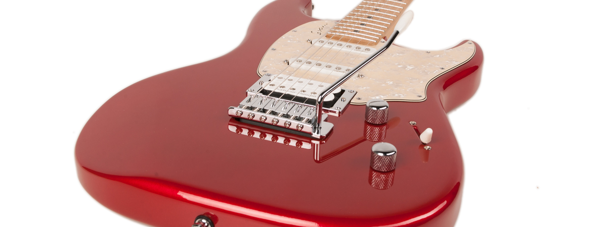 Godin Session Ltd Hss Seymour Duncan Trem Mn - Desert Red Hg - Guitarra eléctrica con forma de str. - Variation 2