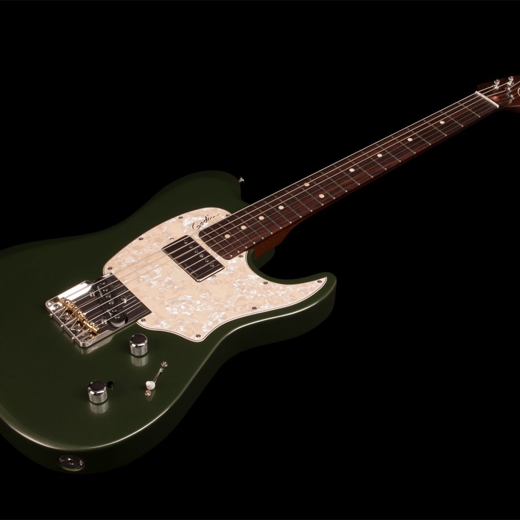 Godin Stadium '59 Ltd Sh Trem Rw - Desert Green - Guitarra eléctrica con forma de tel - Variation 3