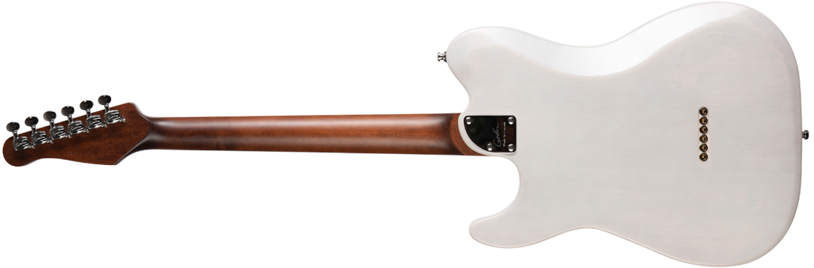 Godin Stadium Ht 2s Rw +housse - Trans White - Guitarra eléctrica con forma de tel - Variation 1