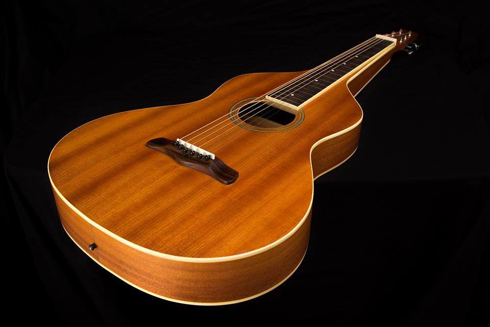 Gold Tone Gt-weissenborn Hawaiian Style Slide Guitar +housse - Natural - Lap steel guitarra - Variation 1