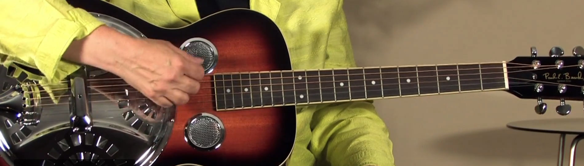 Gold Tone Paul Beard Pbr Roundneck Resonator Guitar Tout Acajou +etui - Sunburst - Dobro resonador - Variation 1