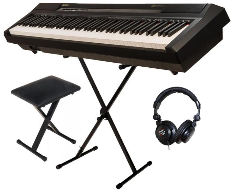 Pianos set Goldstein GSP-1 Noir + stand X + Banquette X + casque Pro 580
