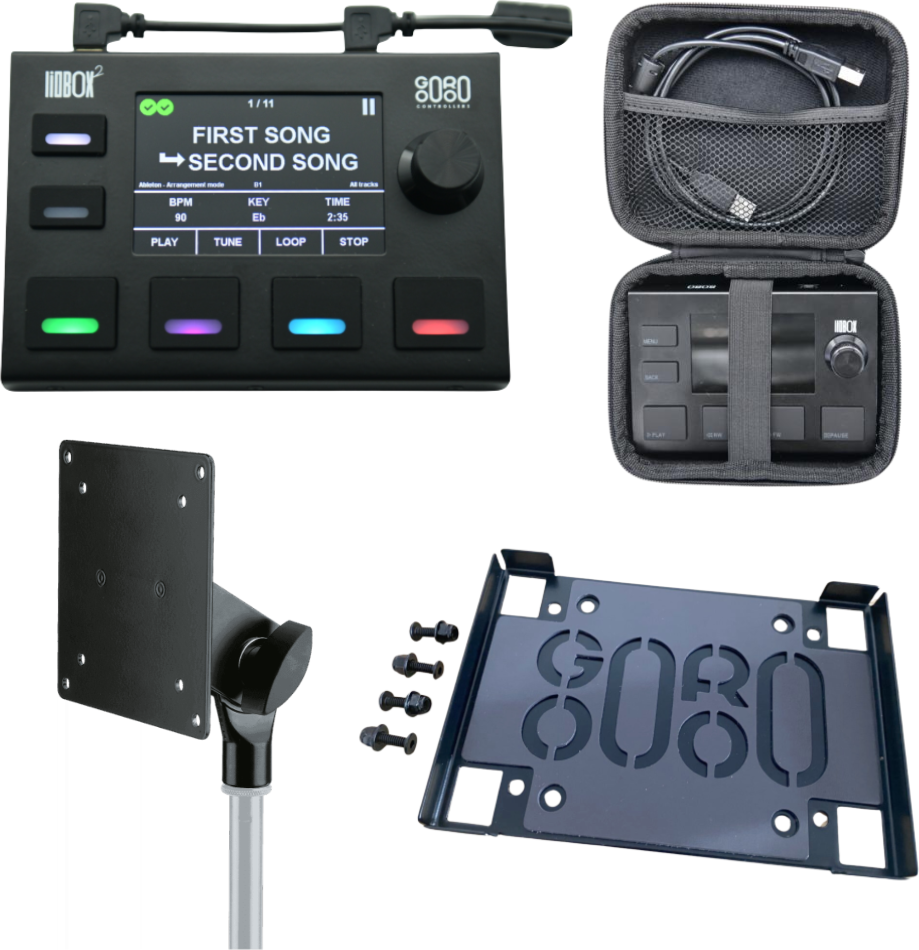 Gooroo Controllers Liobox 2 + Cocoon + Lio-base + Adaptateur Vesa - Controlador Midi - Main picture