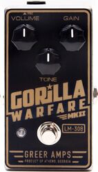 Pedal overdrive / distorsión / fuzz Greer amps Gorilla Warfare MKII Distortion