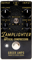Pedal compresor / sustain / noise gate Greer amps Lamplighter Optical Compressor