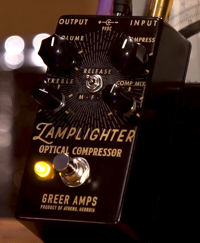 Greer Amps Lamplighter Optical Compressor - Pedal compresor / sustain / noise gate - Variation 1