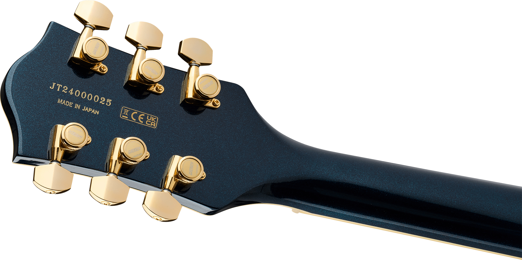 Gretsch Broadkaster Jr Lx Center Block Dc Bigsby Pro. Jap 2h Trem Eb - Midnight Sapphire - Guitarra eléctrica semi caja - Variation 3