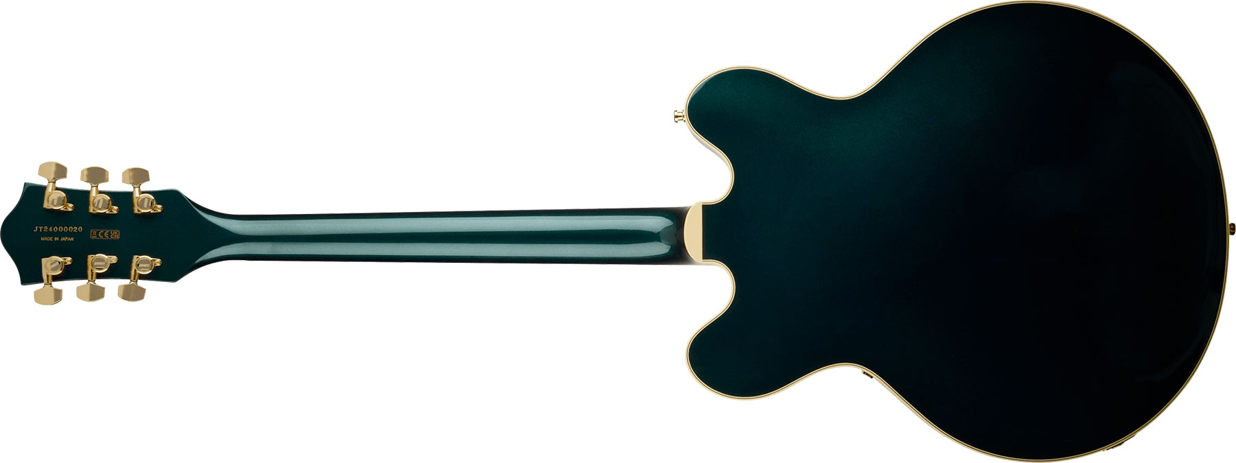 Gretsch Broadkaster Lx Center Block Dc Bigsby Gh Pro. Jap 2h Trem Eb - Cadillac Green - Guitarra eléctrica semi caja - Variation 1