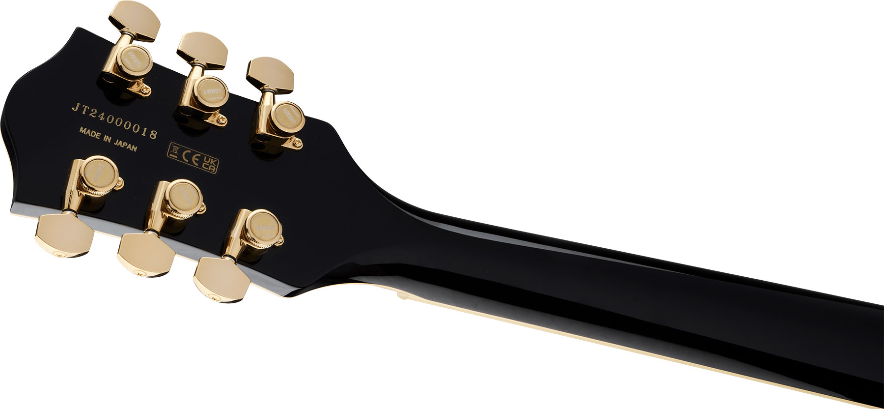 Gretsch Broadkaster Lx Center Block Dc Bigsby Gh Pro. Jap 2h Trem Eb - Black - Guitarra eléctrica semi caja - Variation 3