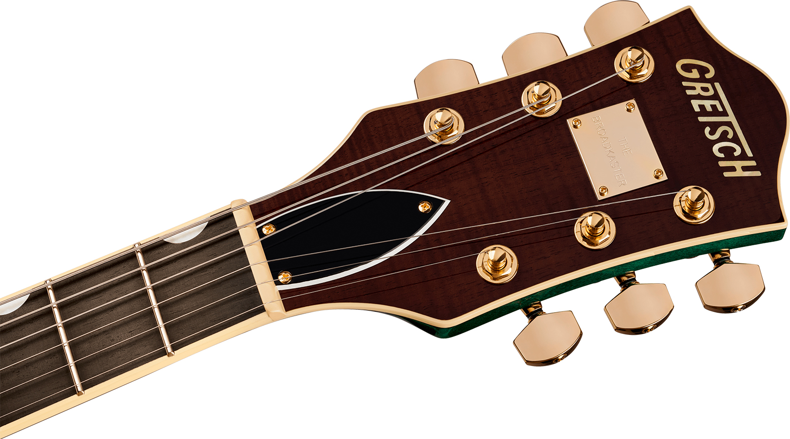 Gretsch Broadkaster Lx Jr Center Block Bigsby Gh Pro. Jap 2h Trem Eb - Tropic Aura - Guitarra eléctrica semi caja - Variation 3