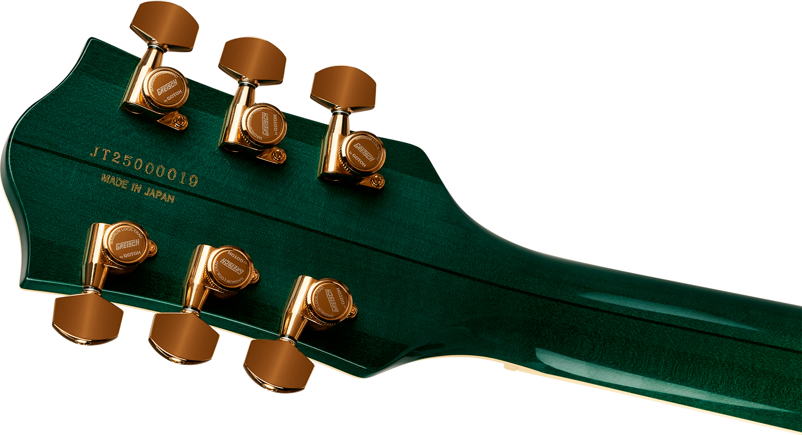 Gretsch Broadkaster Lx Jr Center Block Bigsby Gh Pro. Jap 2h Trem Eb - Tropic Aura - Guitarra eléctrica semi caja - Variation 4