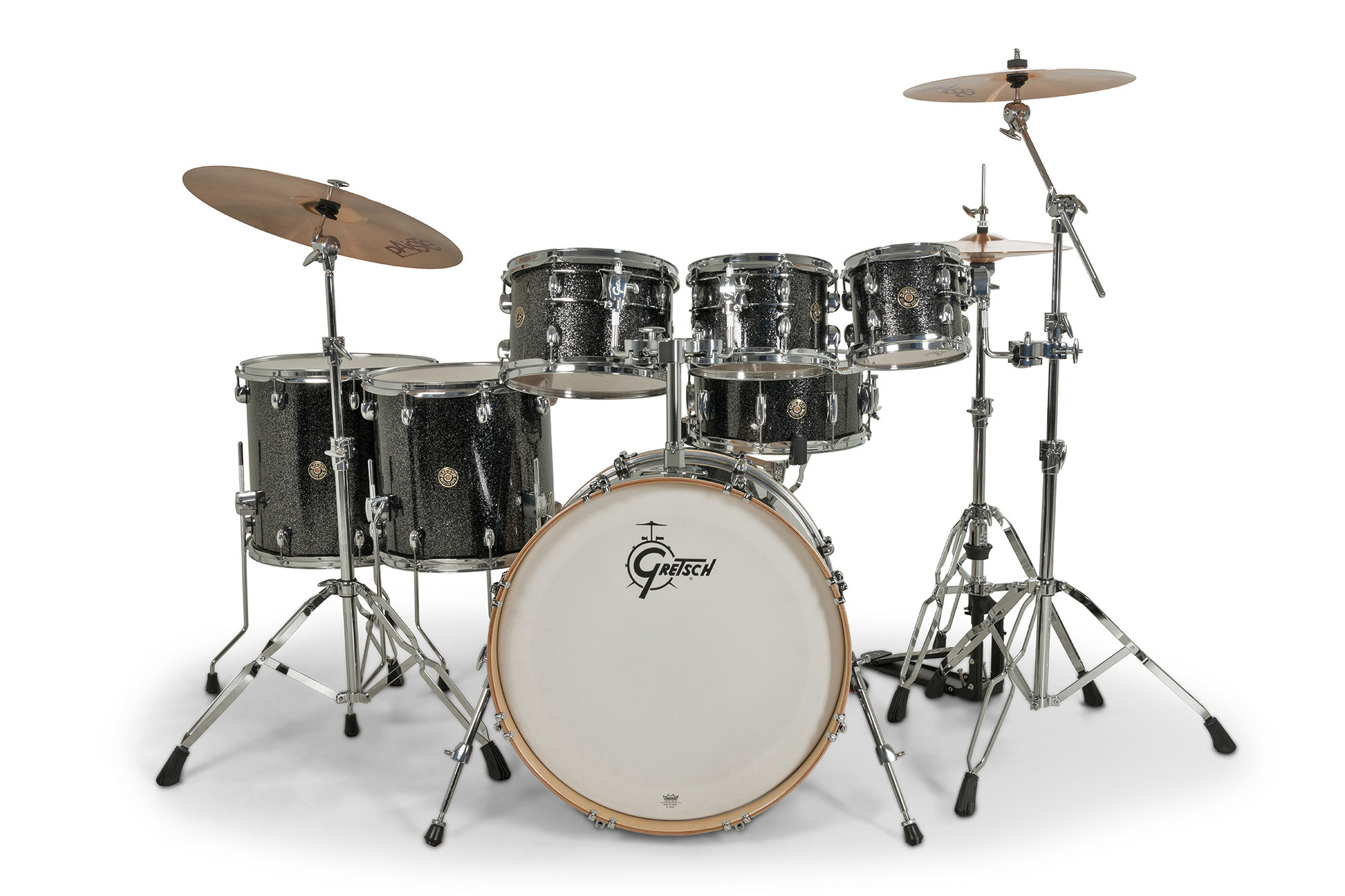 Gretsch Catalina Erable 7 Futs - 6 FÛts Et + - Black Stardust - Batería acústica estándar - Variation 3