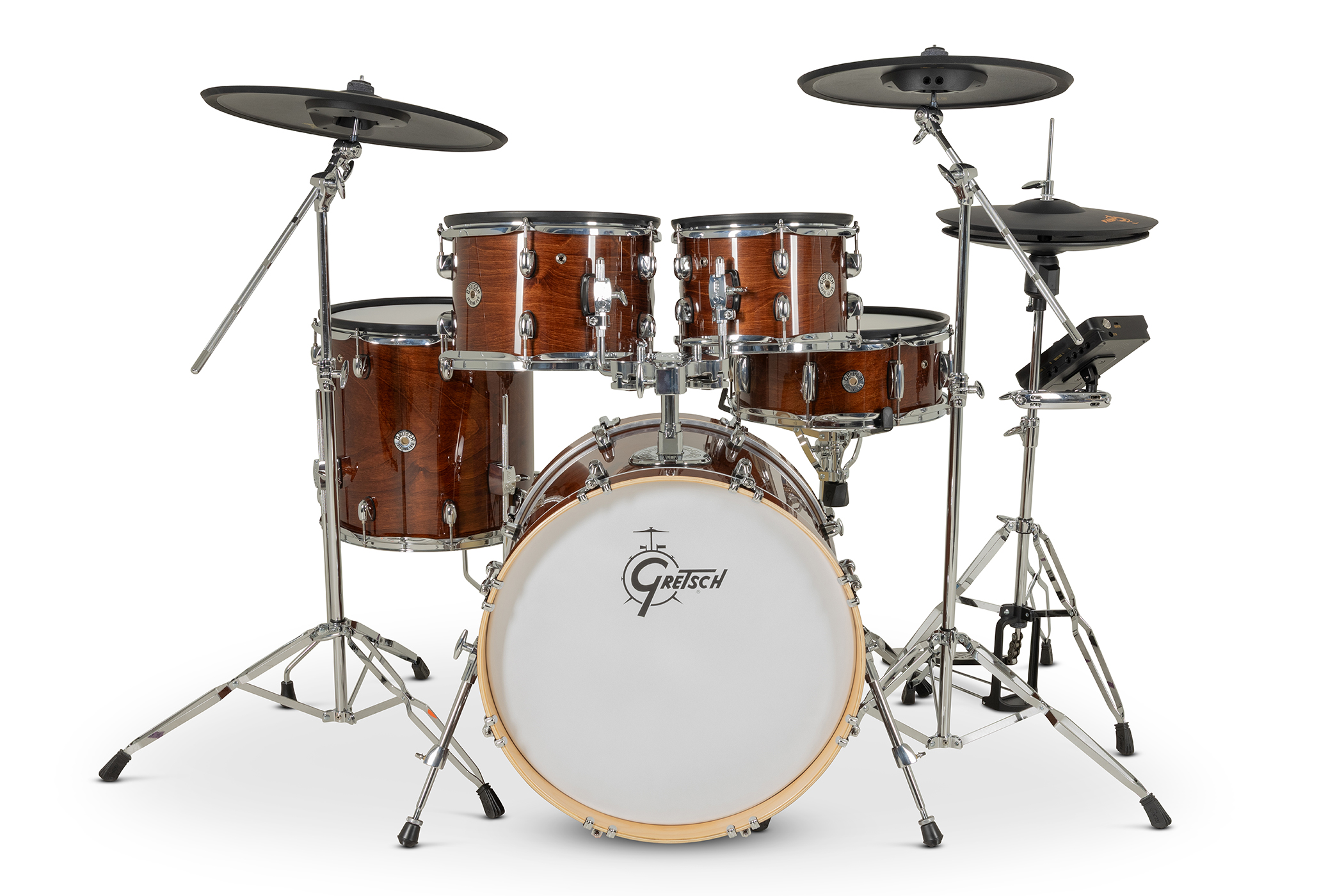 Gretsch Catalina Evo 5 Pc Kit Walnut Glaze - Batería electrónica completa - Variation 1