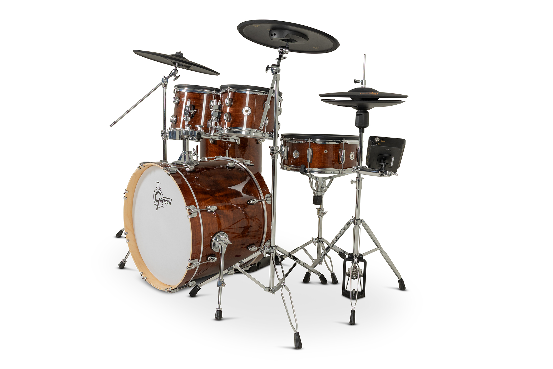 Gretsch Catalina Evo 5 Pc Kit Walnut Glaze - Batería electrónica completa - Variation 2