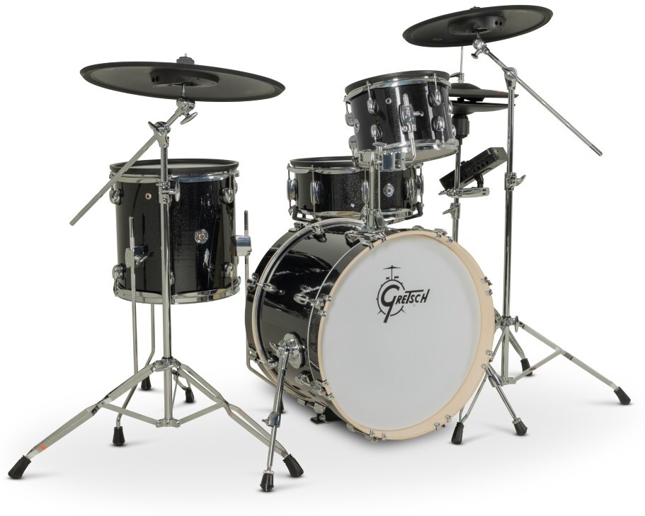 Gretsch Catalina Evo 4 Pc Kit Black Sparkle - Batería electrónica completa - Main picture