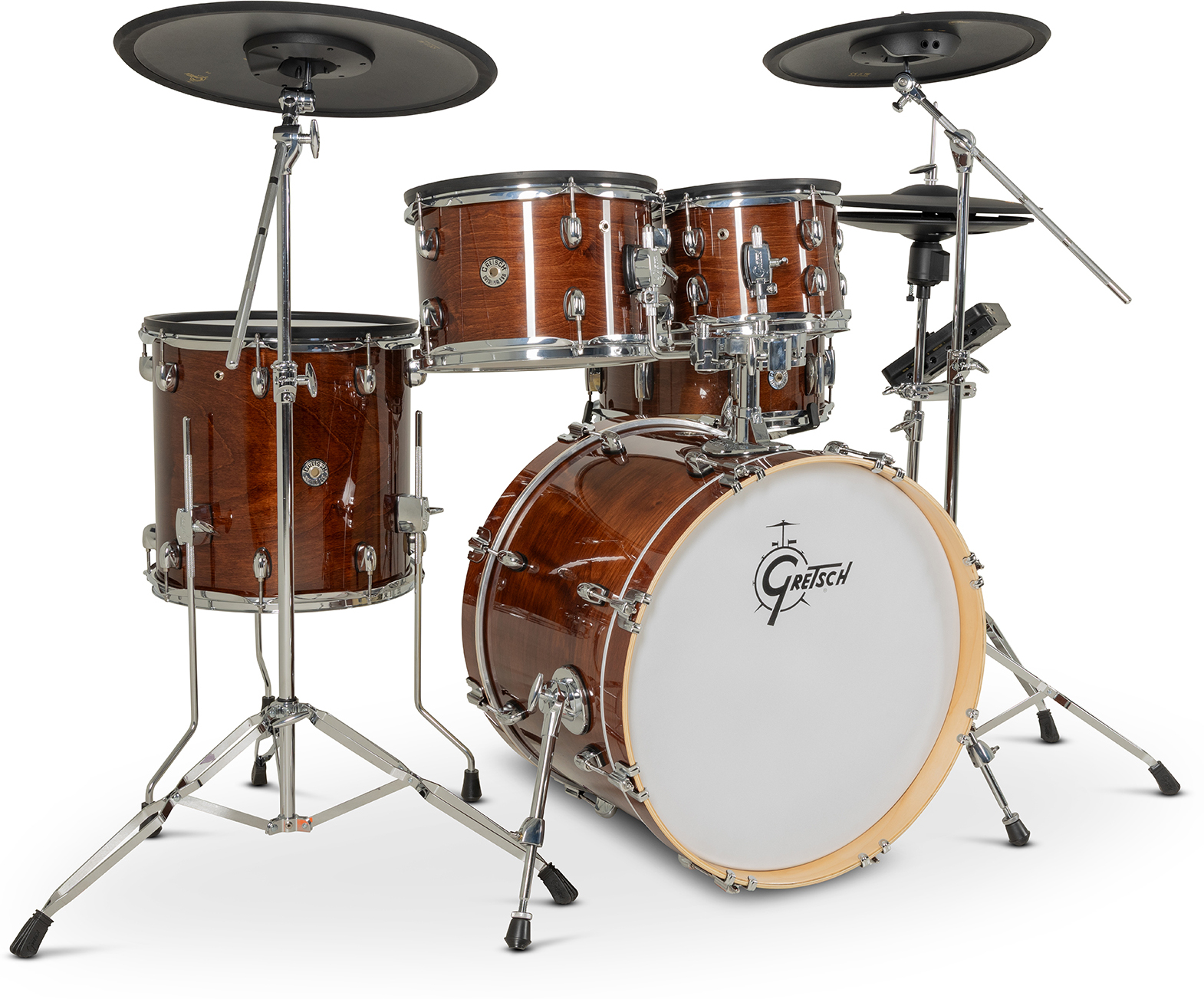 Gretsch Catalina Evo 5 Pc Kit Walnut Glaze - Batería electrónica completa - Main picture