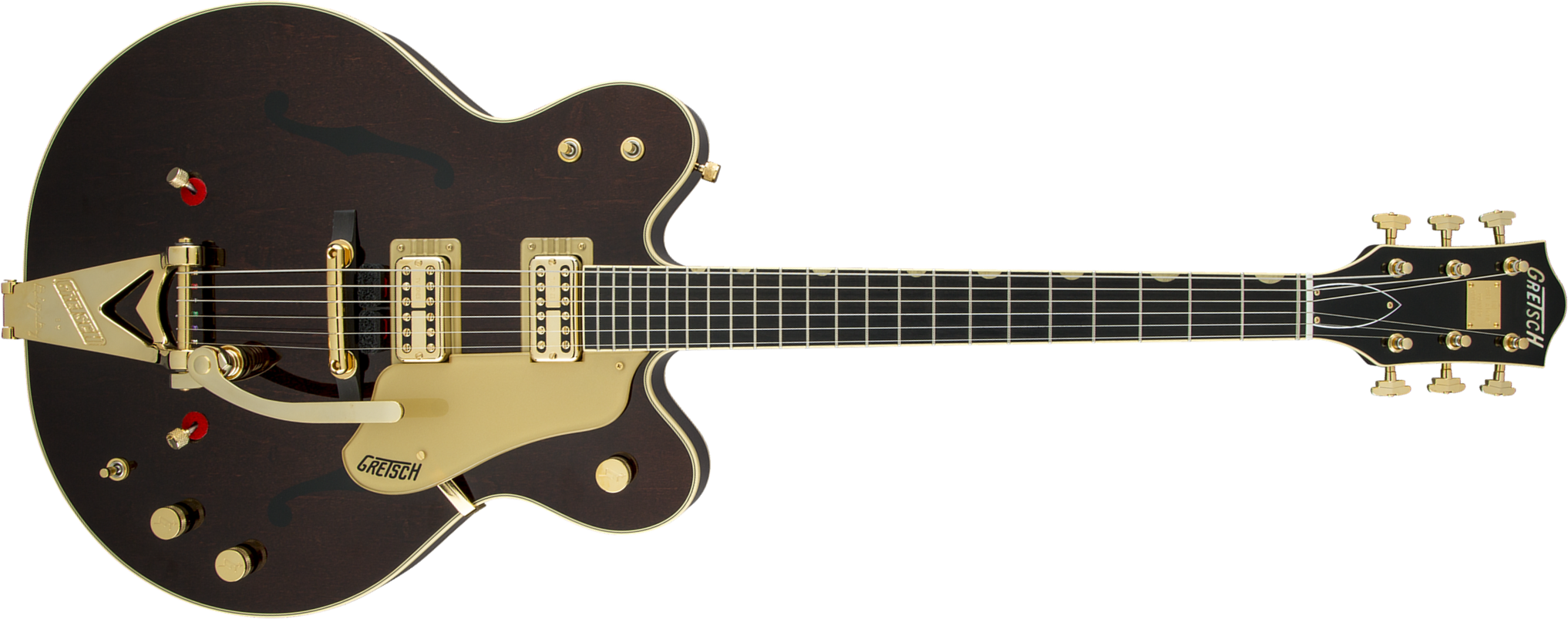 Gretsch Chet Atkins G6122t-62 1962 Country Gentleman Hollow Bigsby Vint.select Ed. Pro Jap 2h Trem Rw - Walnut Stain - Guitarra elécrica Jazz cuerpo a