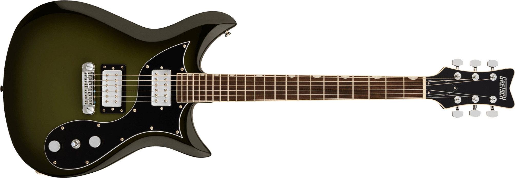 Gretsch Cvt Dc Wraparound Electromatic 2h Ht Lau - Wychwood - Guitarra eléctrica de doble corte - Main picture