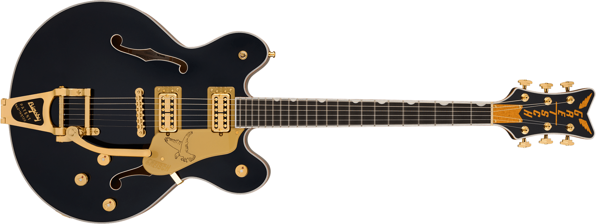 Gretsch Falcon Center Block Dc Bigsby Pro Jap Ltd 2h Trem Eb - Midnight Sapphire - Guitarra eléctrica semi caja - Main picture