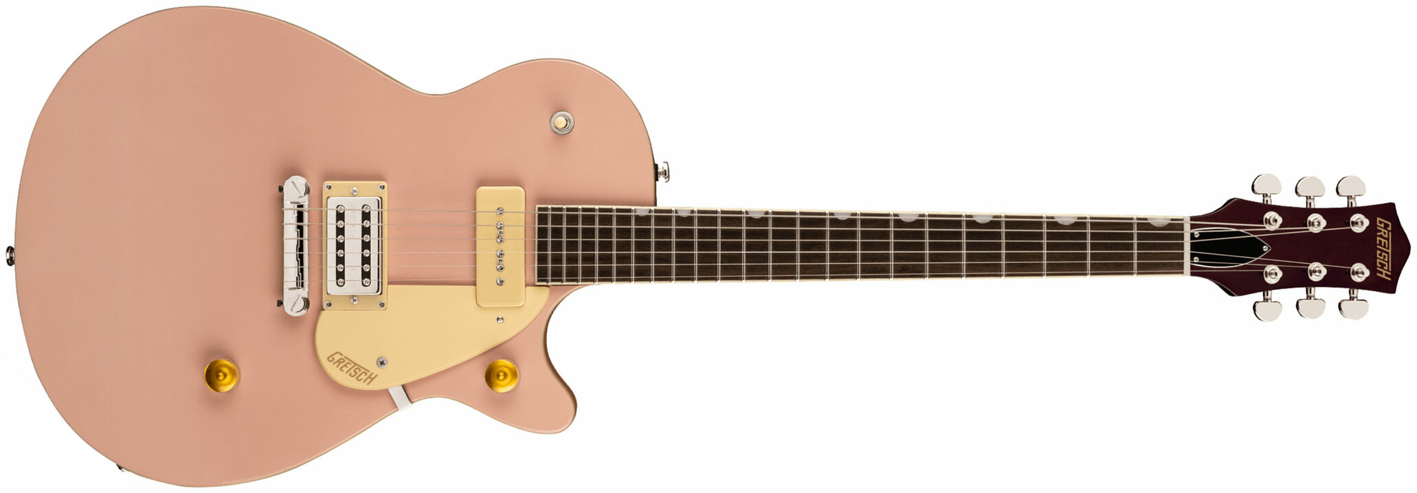 Gretsch G2215-p90 Streamliner Junior Jet Club Hs Ht Lau - Shell Pink - Guitarra eléctrica de corte único. - Main picture