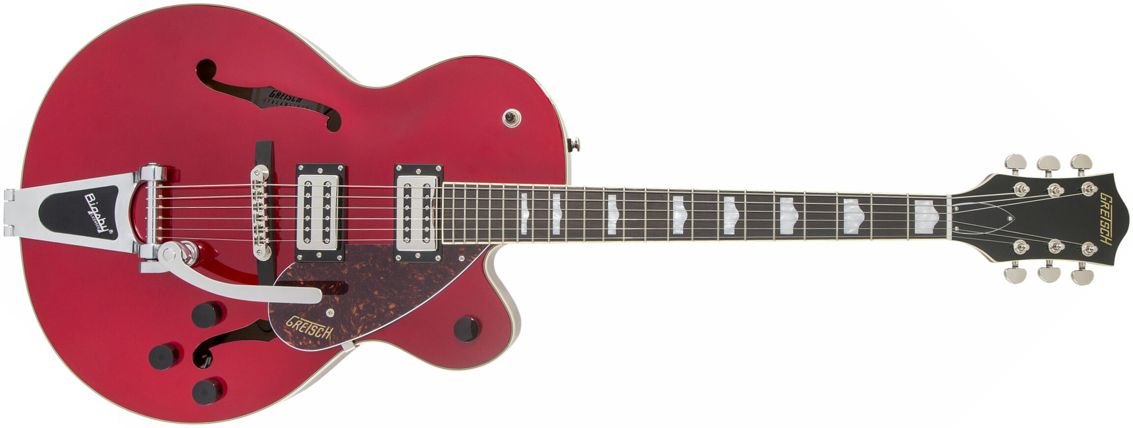 Gretsch G2420t Streamliner Hollow Body Bigsby Hh Trem Lau - Candy Apple Red - Guitarra eléctrica semi caja - Main picture