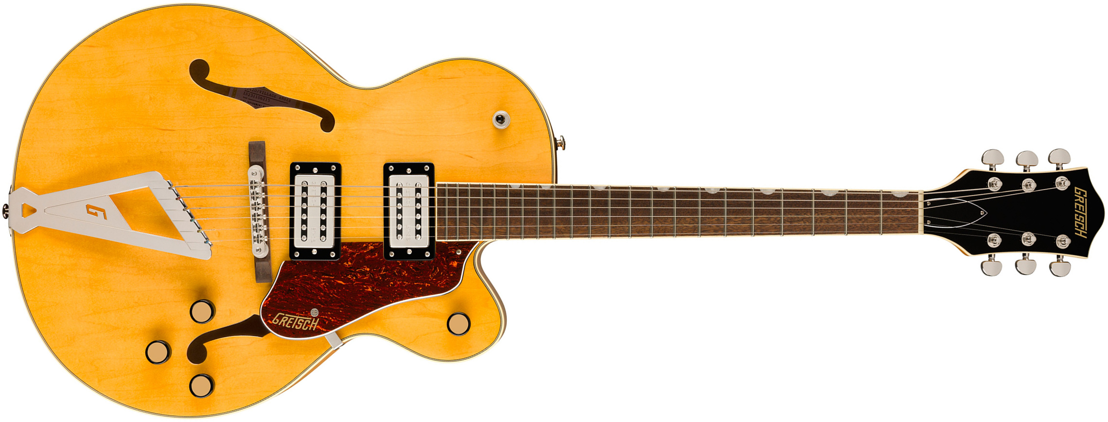 Gretsch G2420t Tailpiece Streamliner Hollow Body 2h Ht Lau - Village Amber - Guitarra elécrica Jazz cuerpo acústico - Main picture