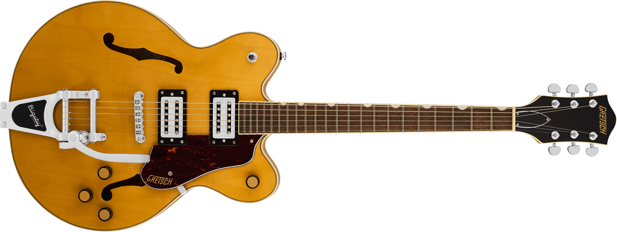 Gretsch G2622t Center Block Dc Bigsby Streamliner 2h Trem Lau - Village Amber - Guitarra eléctrica semi caja - Main picture