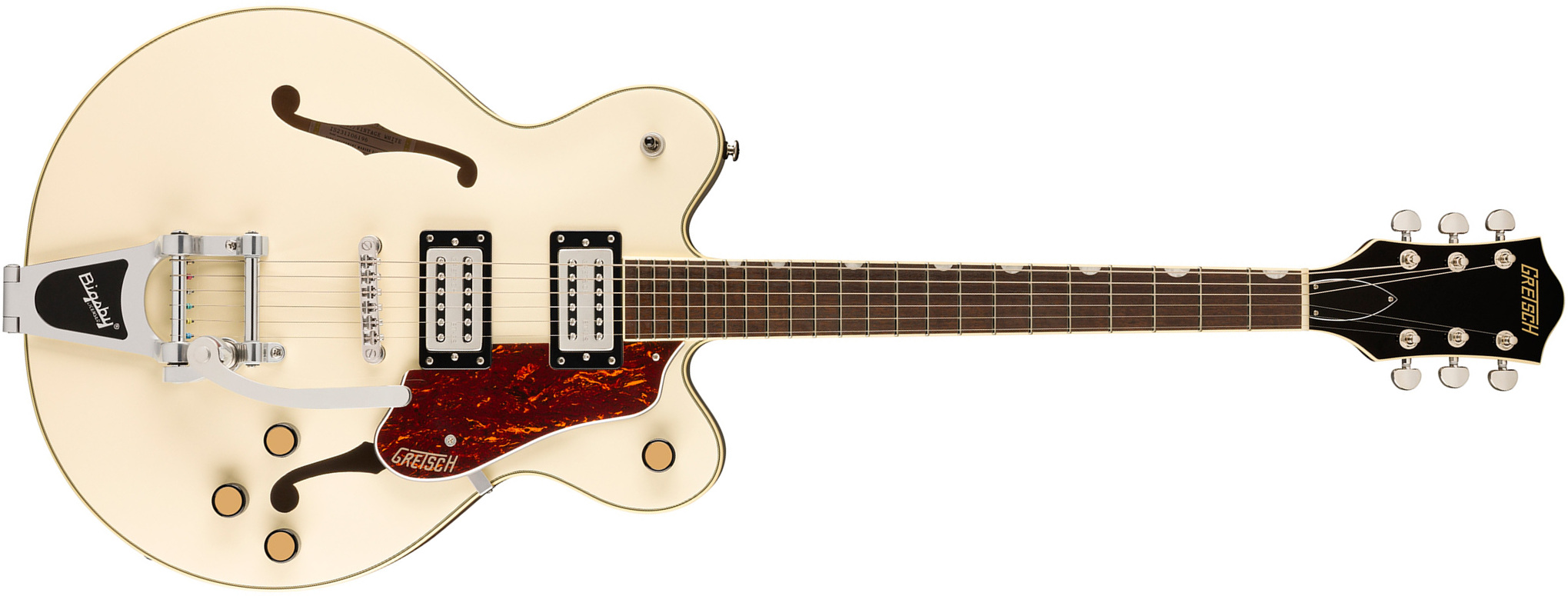 Gretsch G2622t Streamliner Center Block Dc Bigsby 2h Trem Lau - Guitarra eléctrica semi caja - Main picture