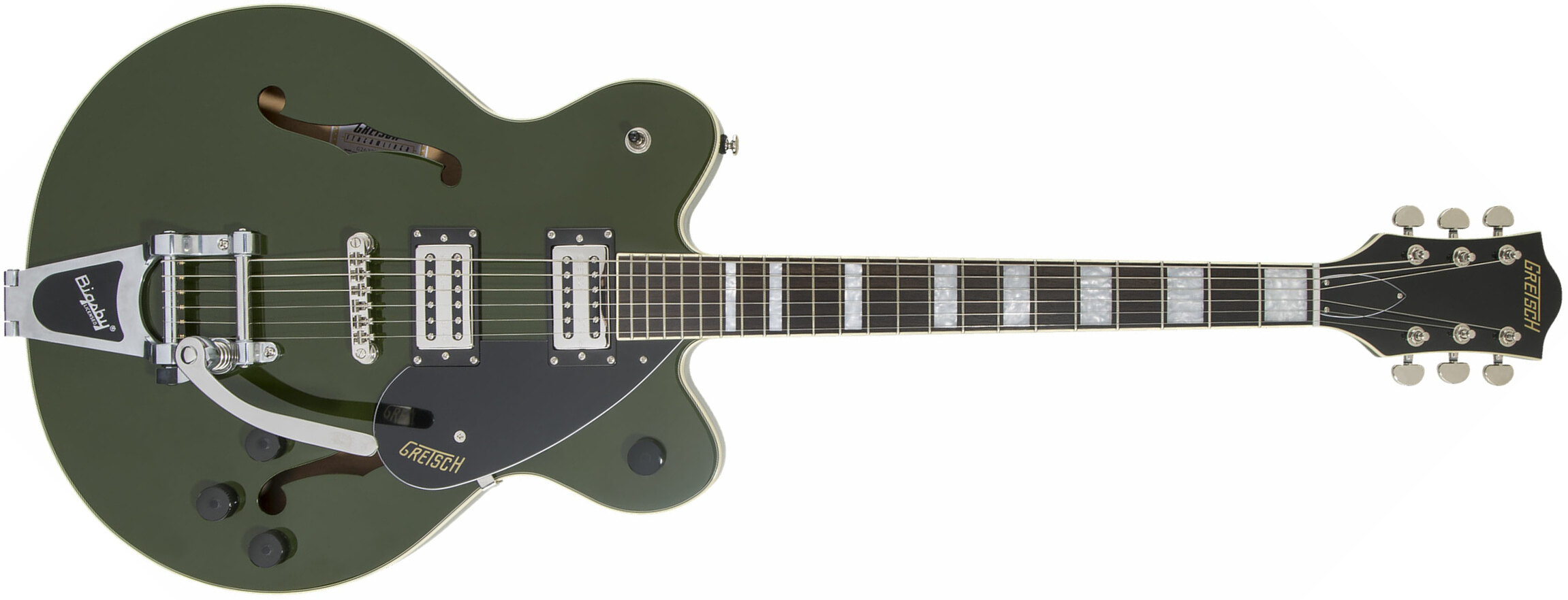 Gretsch G2622t Streamliner Center Block Dc Bigsby Hh Trem Lau - Torino Green - Guitarra eléctrica semi caja - Main picture