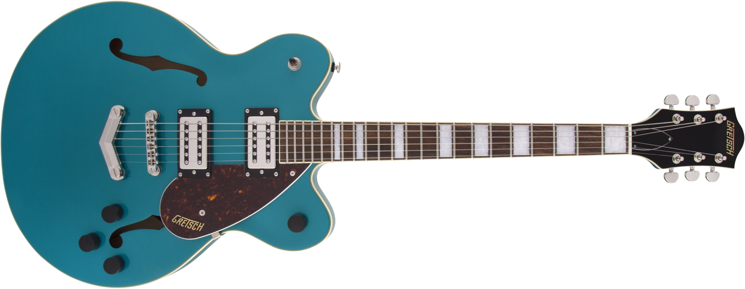 Gretsch G2622t Streamliner Center Block Jr Bigsby Hh Trem Lau - Ocean Turquoise - Guitarra eléctrica semi caja - Main picture