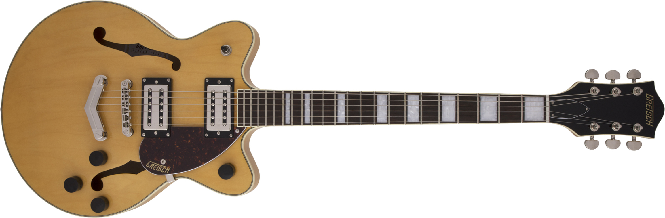 Gretsch G2655 Streamliner Center Block Jr Stoptail Hh Ht Lau - Village Amber - Guitarra eléctrica semi caja - Main picture